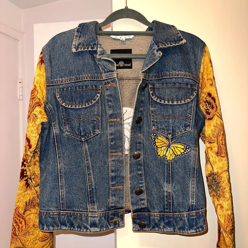 Butterfly Jean Jacket
